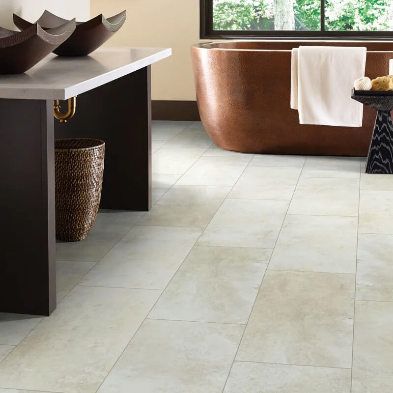 Bathroom luxury vinyl | Yuma Carpets & Tile Inc
